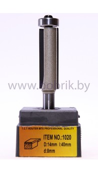 Фреза кромочная прямая с нижним подшипником 1020 G